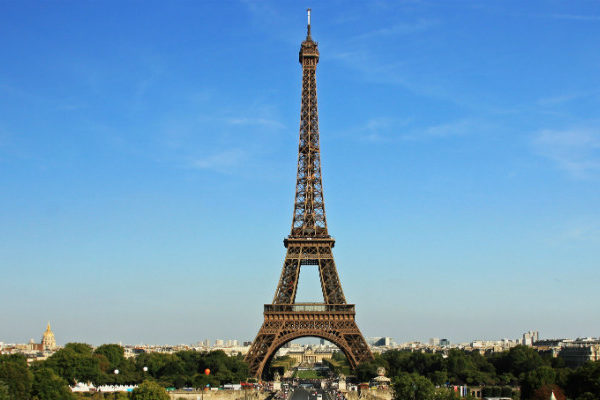Eiffel Tower - popular tourist attraction in Paris