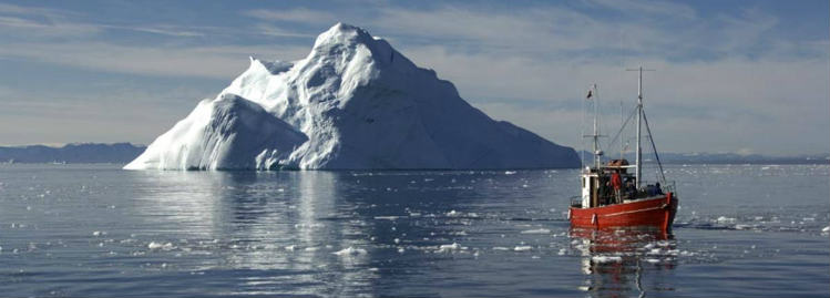 Ilulissat Icefjord in Greenland Winter