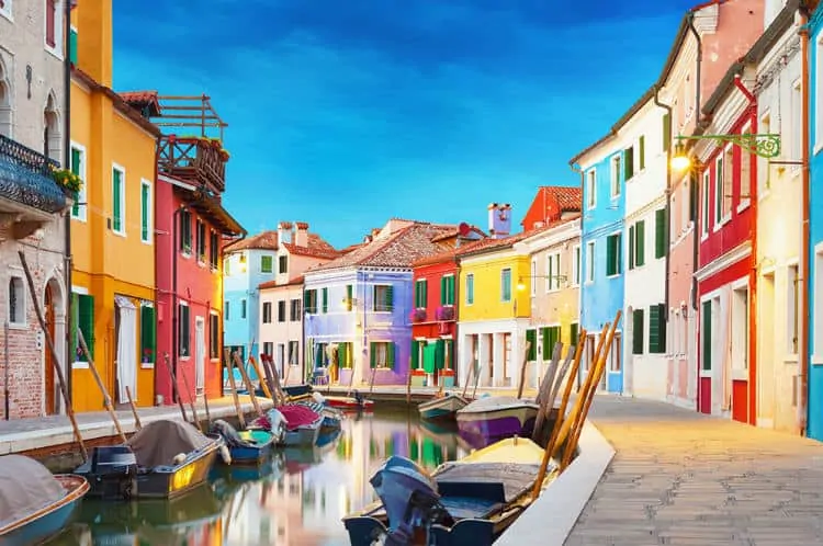 Celebrate Valentine's Day in Burano island