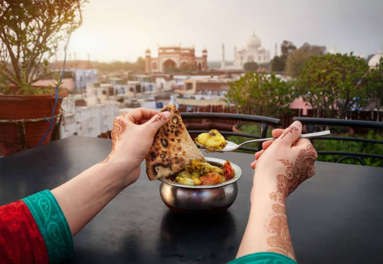 To stay healthy in India eat in popular restaurants