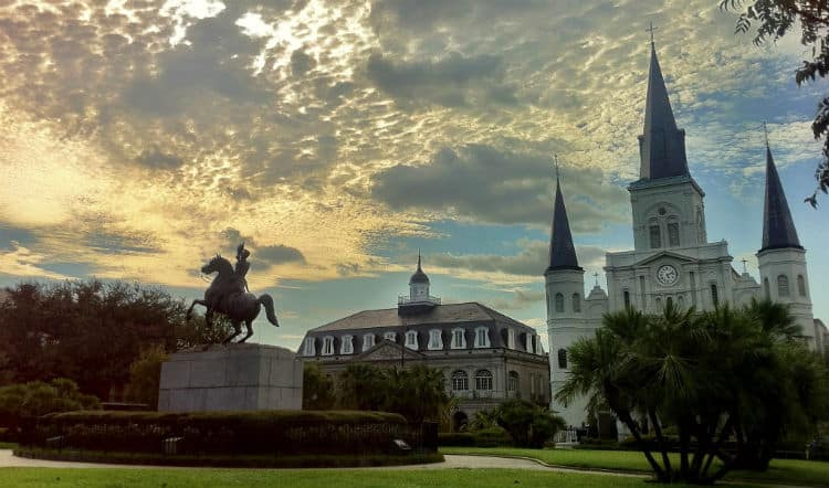 Valentine's Day at Jackson Square New Orleans