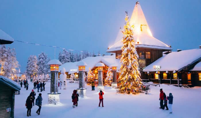 family christmas vacation in Rovaniemi, Lapland, Finland