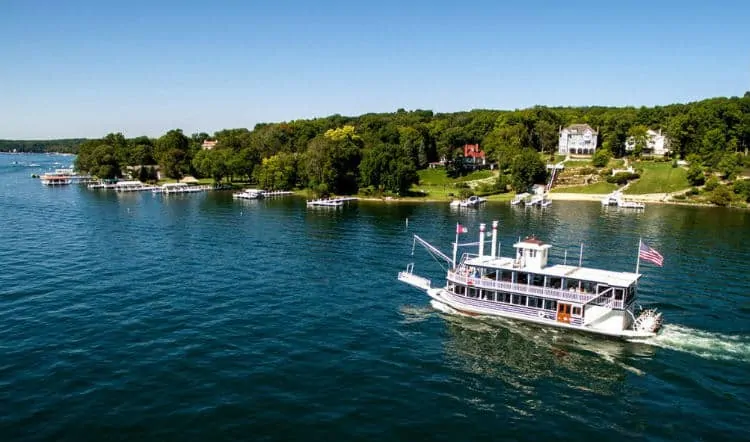 Family outing near California to Lake Geneva