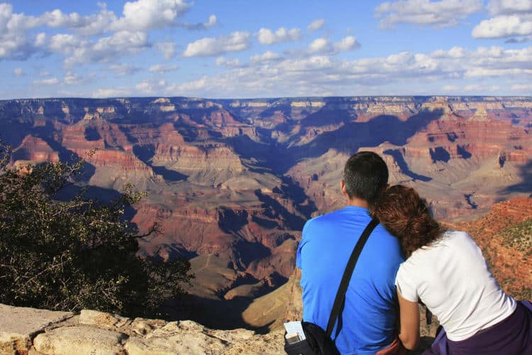 Coach trip to Grand Canyon on Valentine's Day