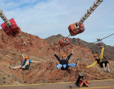 Couple adventure in Las Vegas on Valentine's day