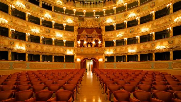 Valentine's day at La Fenice Opera House