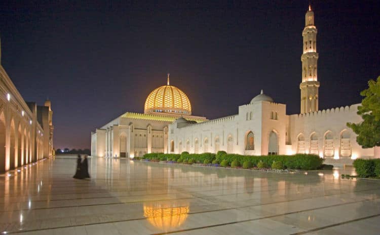 Sultan Qaboos Mosque in Oman