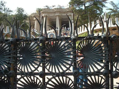 Iron Gates at Park Guell, Barcelona