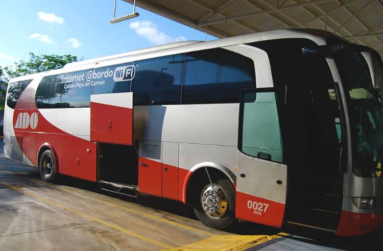 Cancun Airpot ADO Bus