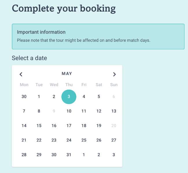 Camp Nou tour online tickets