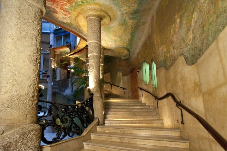 Casa Mila's staircase