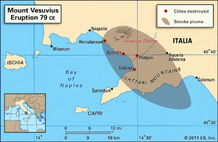 Mount Vesuvius Volcano