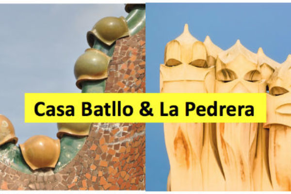 Casa Batllo and La Pedrera