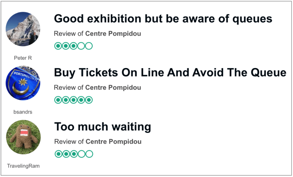 Centre Pompidou Reviews