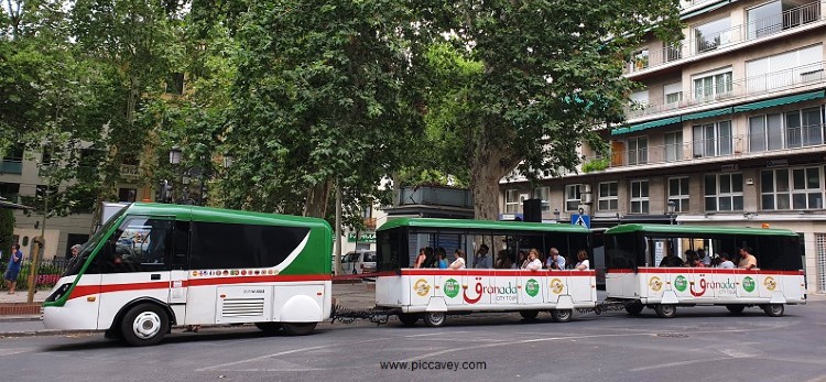 Tourist Train in Granada, Spain