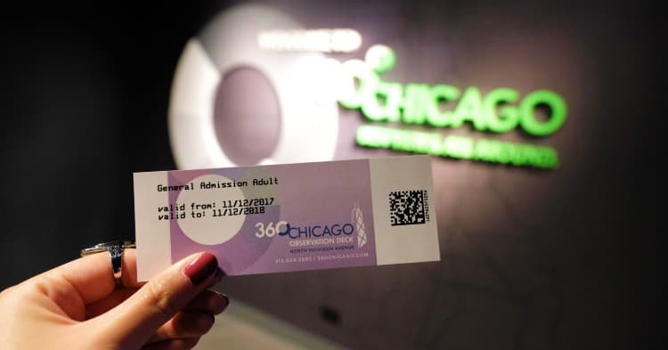 360 Chicago entry ticket