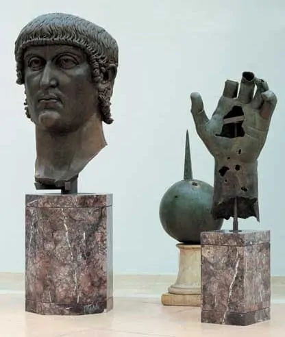 Bronze colossus of Constantine at Capitoline Museum