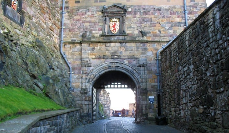 Portcullis Gate at Edinburgh Castle