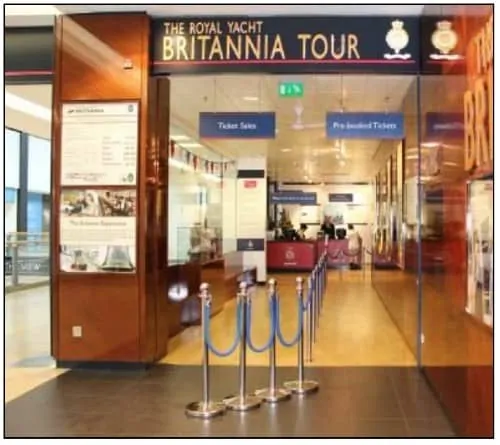 Royal Yacht Britannia Visitor Center Entrance