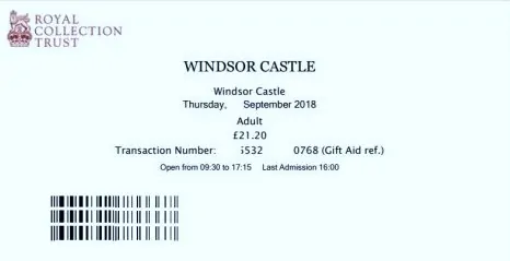 Windsor Castle ticket