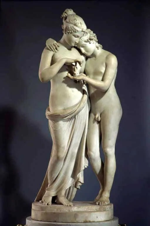 Cupid and Psyche at Louvre Museum