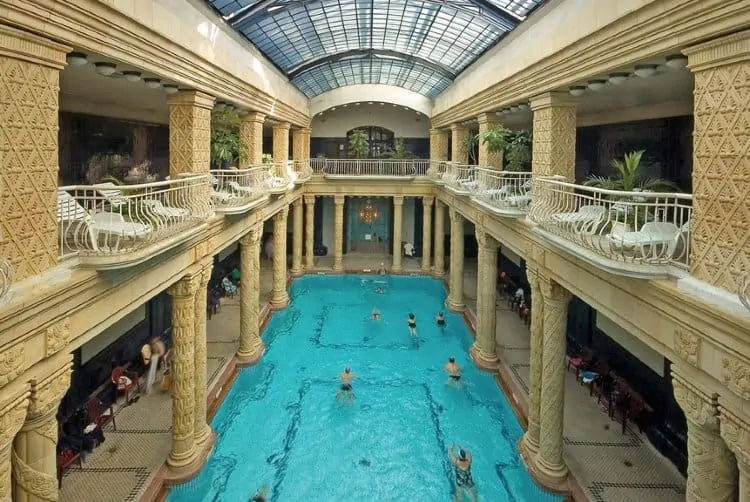 Thermal Pool in Gellert Baths, Budapest