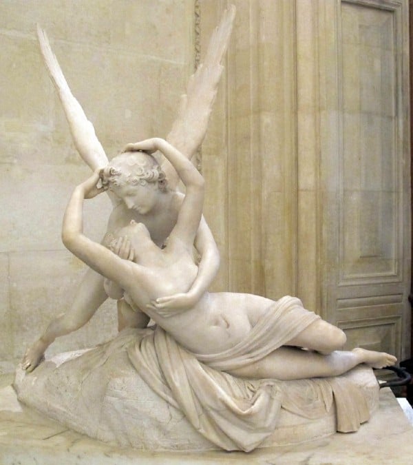 Psyche Revived by Cupid at Louvre Museum