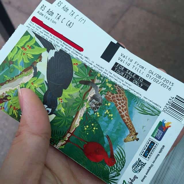 Singapore River Safari ticket