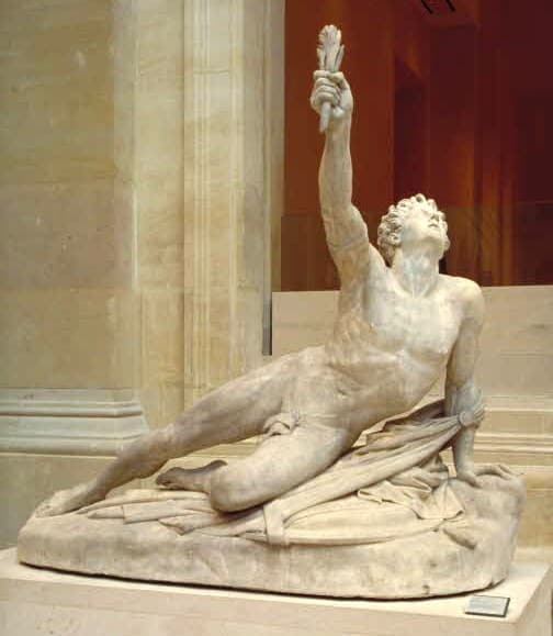 Soldier from Marathon Announcing Victory at Louvre Museum