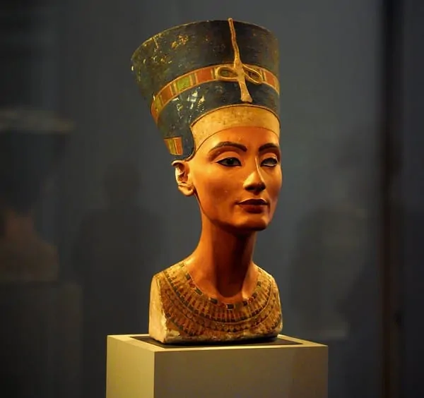 Nefertiti's bust at Neues Museum, Berlin