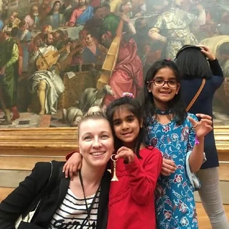 Visiting Louvre Museum with kids