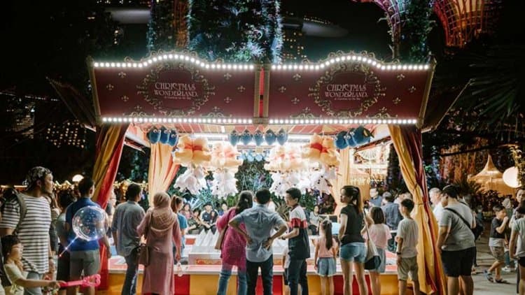 Market at Christmas Wonderland Singapore