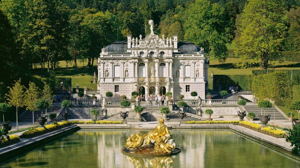 Linderhof Palace in Ettal