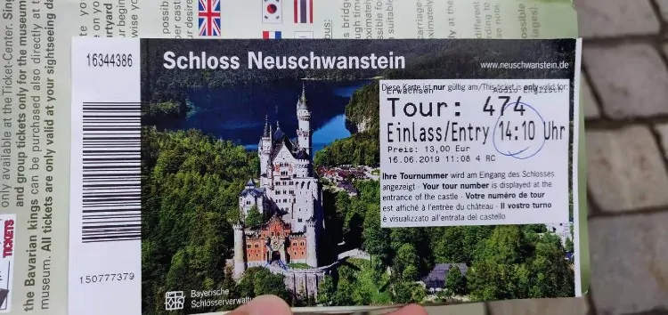 Neuschwanstein Castle ticket