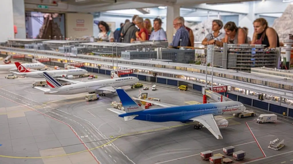 Visitors at Miniatur Wunderland