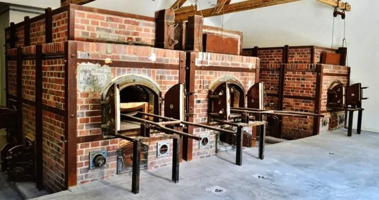 Crematorium at Dachau Memorial site