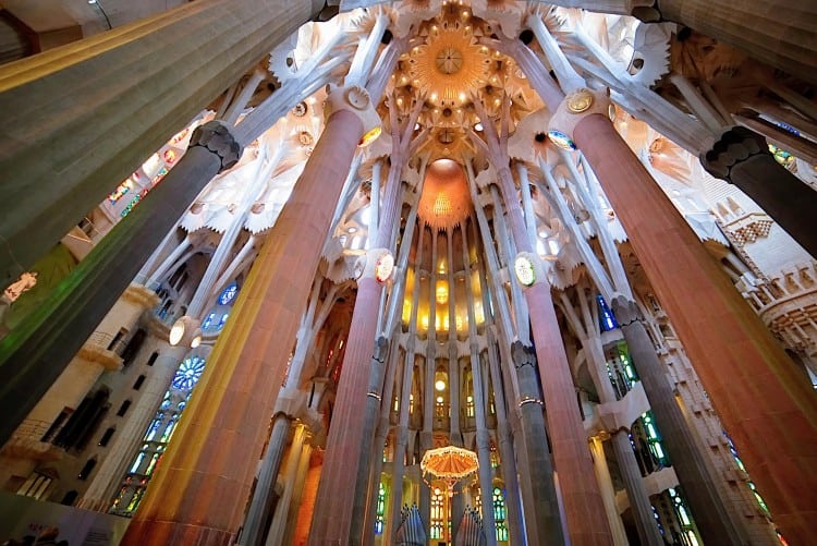 Inside Sagrada Familia Interiors Of Gaudi S Barcelona Church