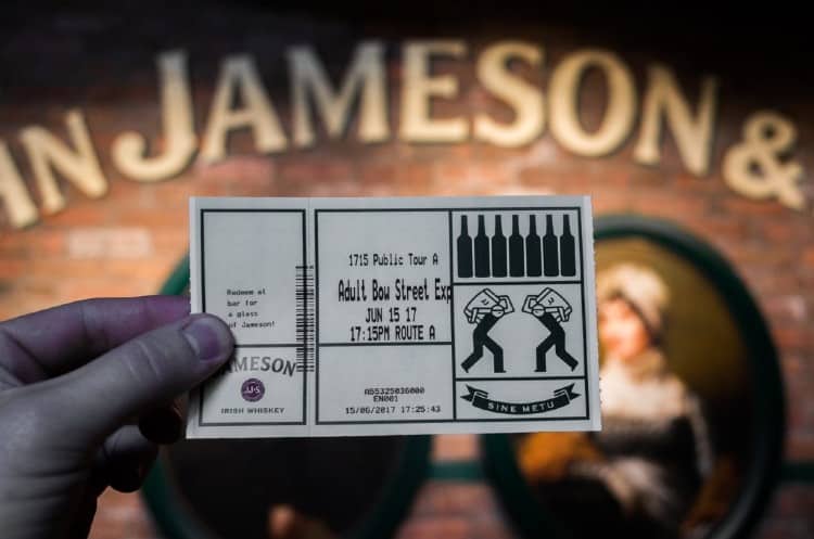 jameson whiskey tour dublin tickets