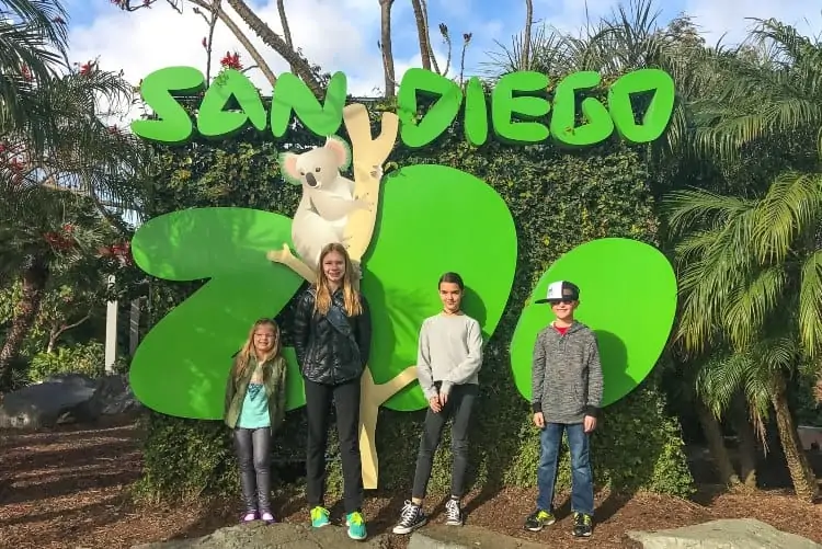 San Diego Zoo for kids favourite animals, activities, child discounts