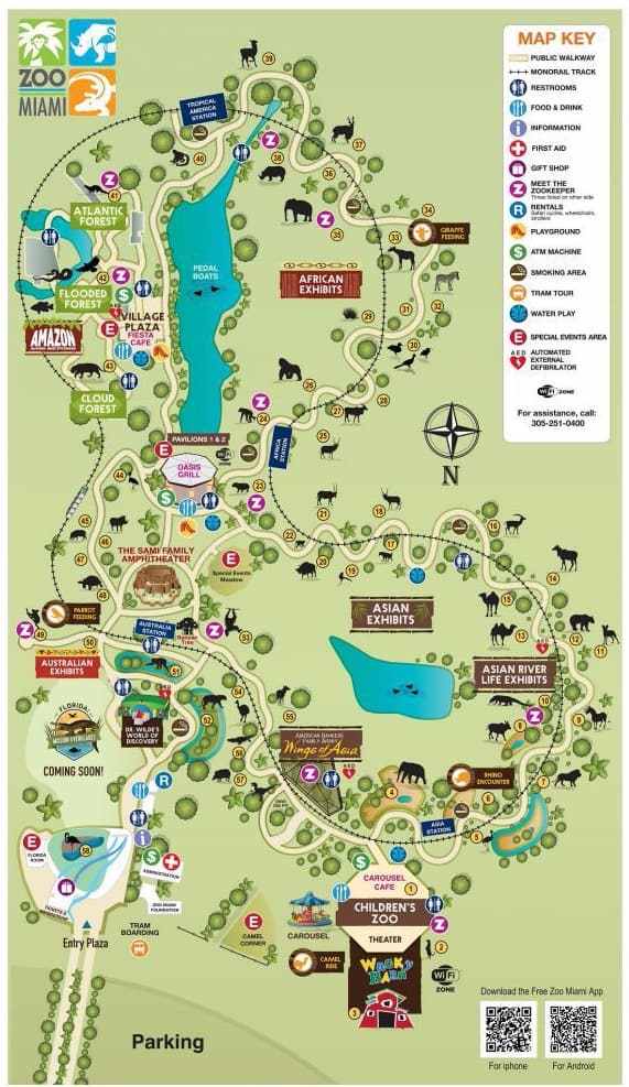 Miami Zoo - tickets, prices, discounts, feeding times, hours