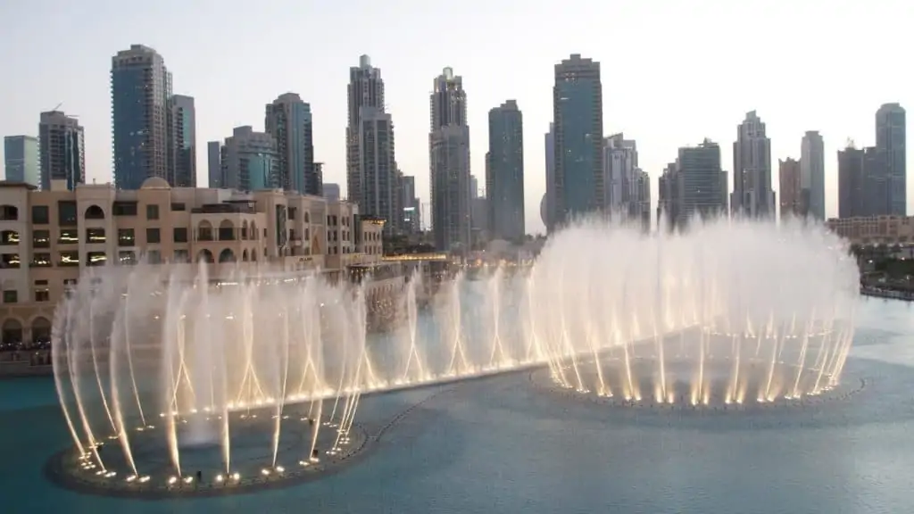 Dubai fountain show