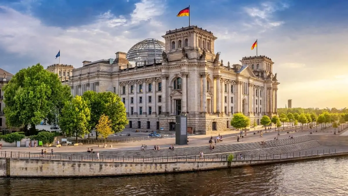 Reichstag Building in Berlin