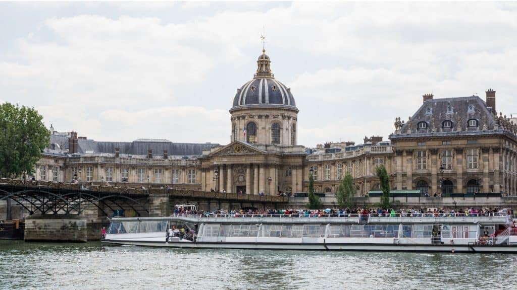 Seine river cruise in Paris