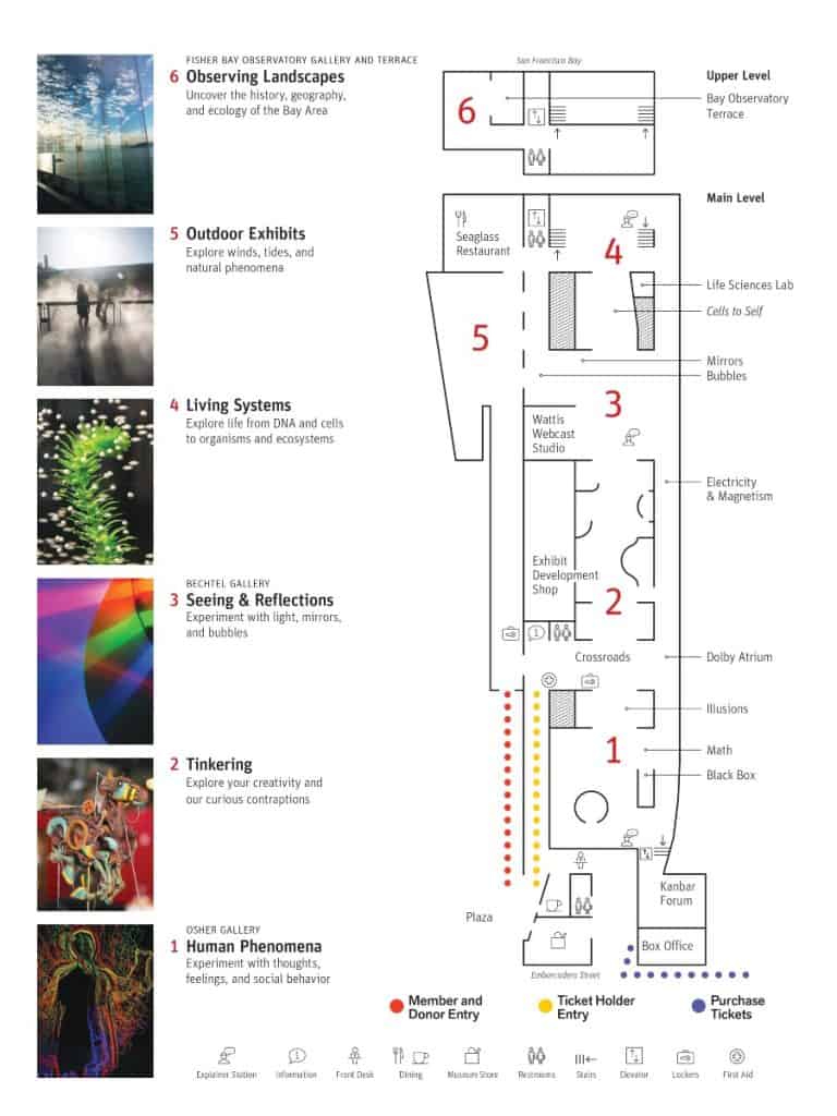 Map of Exploratorium in San Francisco