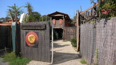 Entrance of Gladiator School in Rome