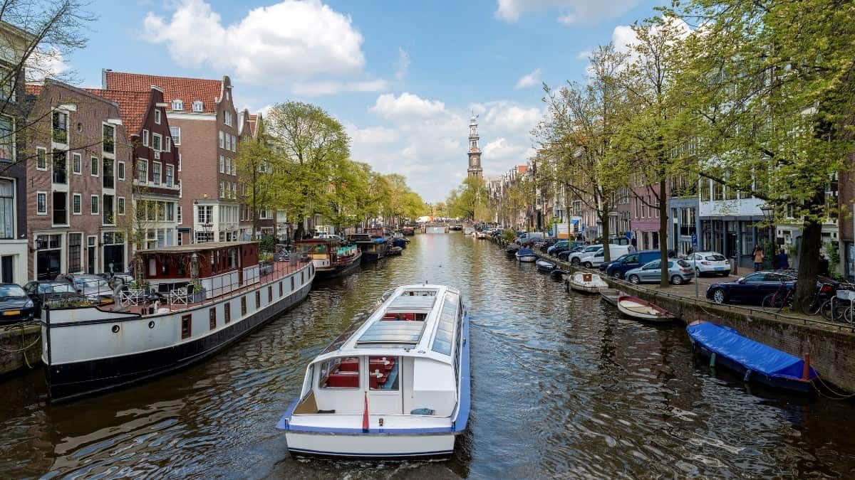 Canal Cruise boat in Amsterdam