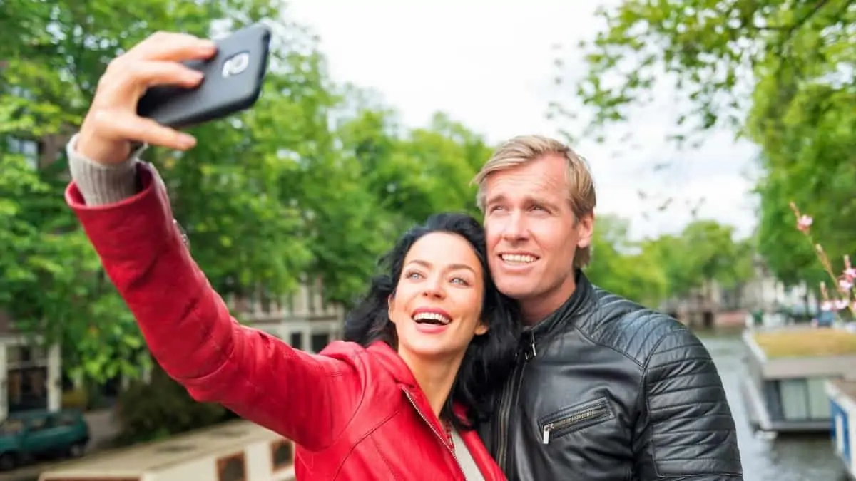 Couple in Amsterdam