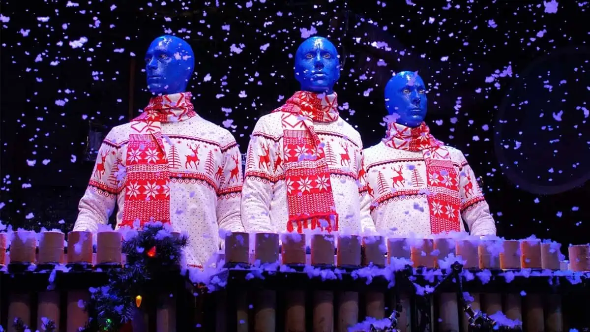 Blue Man Group show in Chicago