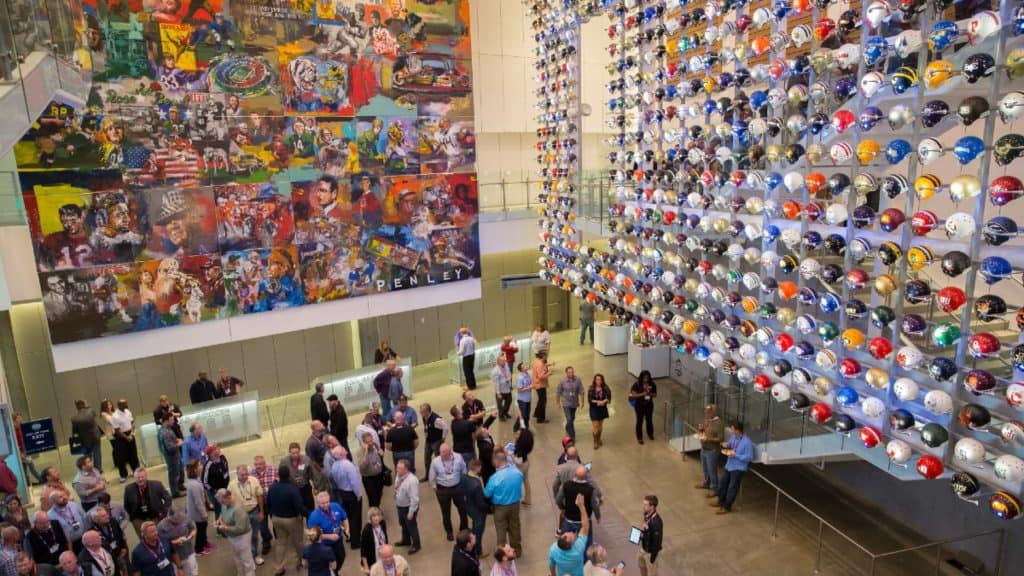 College Football Hall of Fame wall