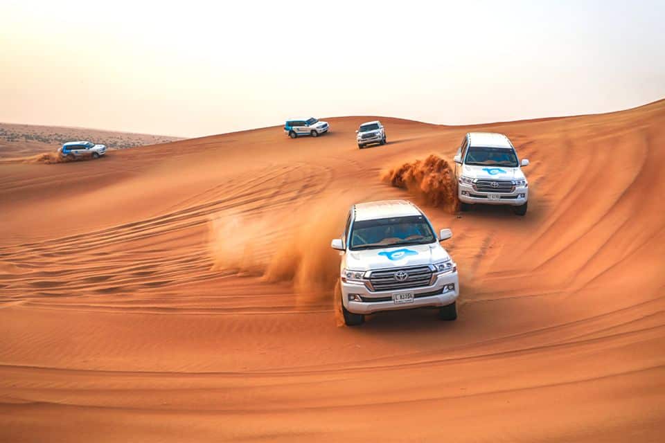 Dune Bashing in Dubai